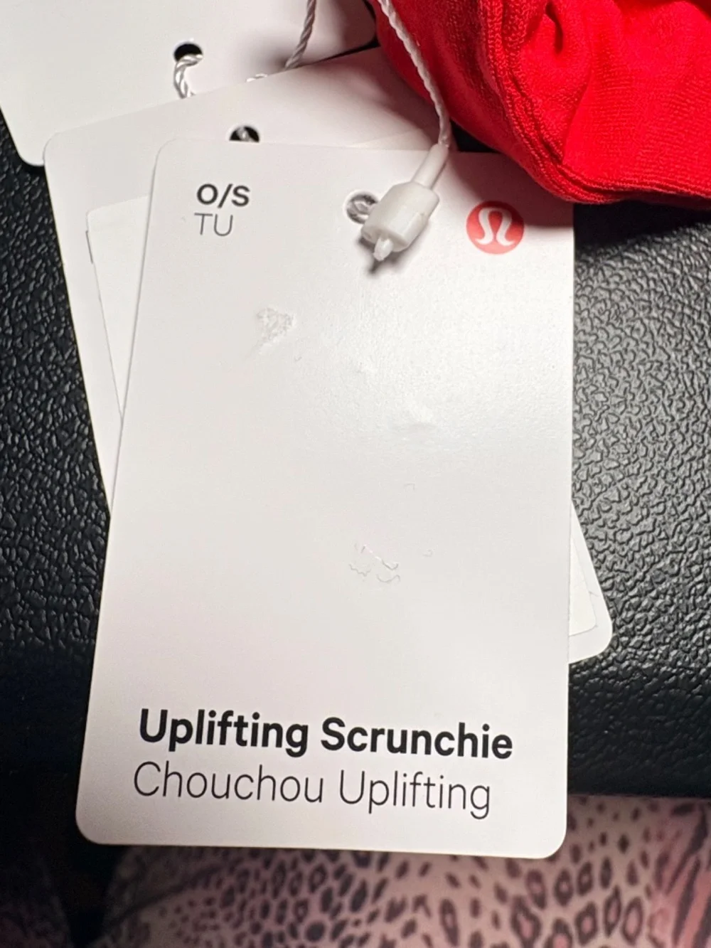 Lululemon Uplifting Scrunchie NWT True Red